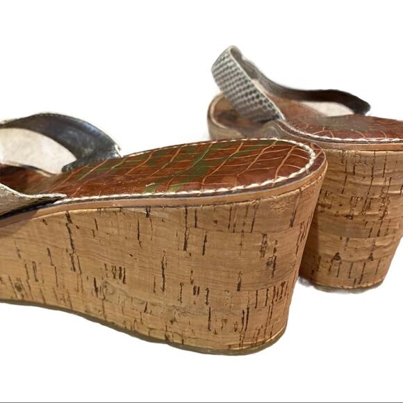 Sam Edelman thong cork wedge SZ 10 - Picture 6 of 10